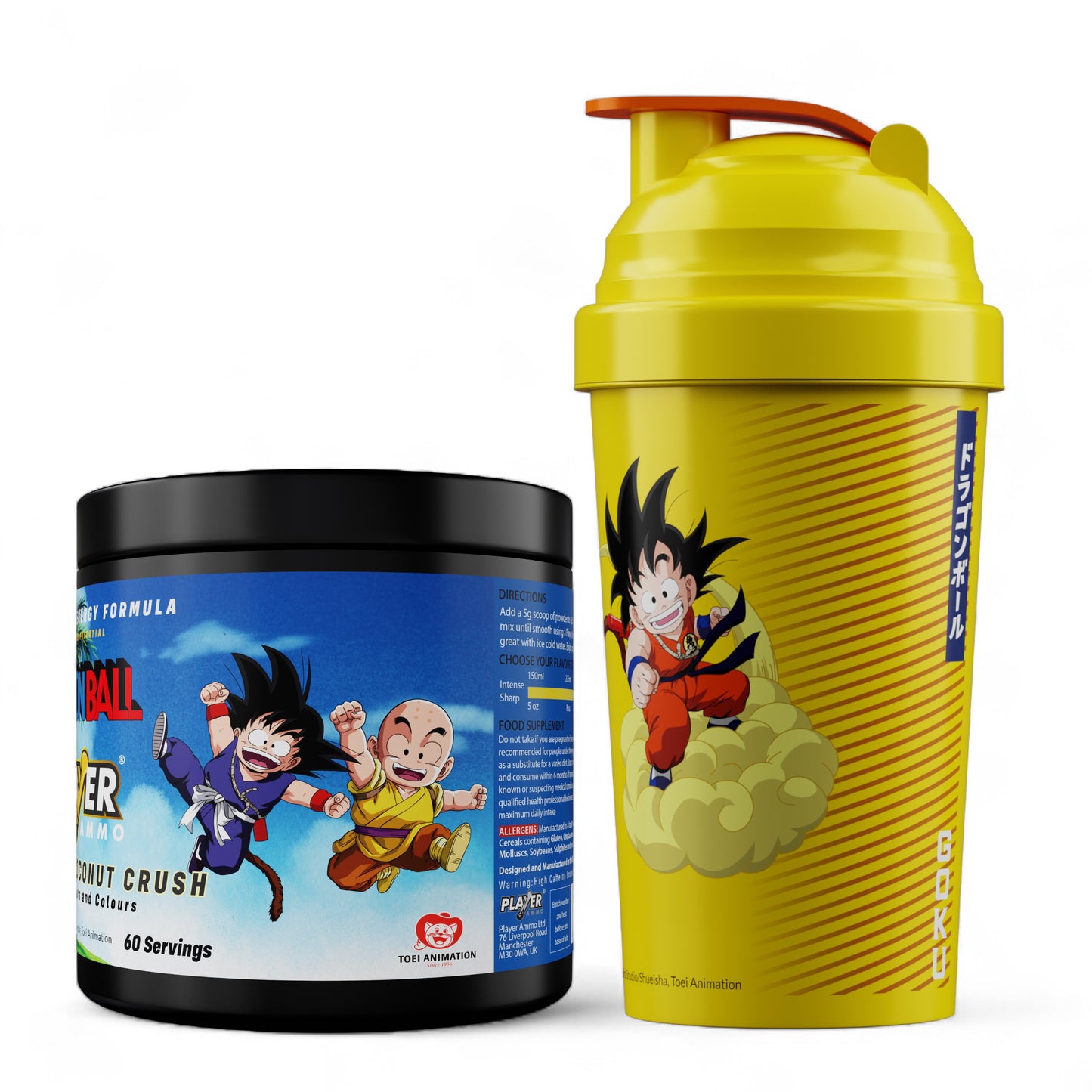 Dragon Ball Pineapple Coconut Crush Shaker Bundle