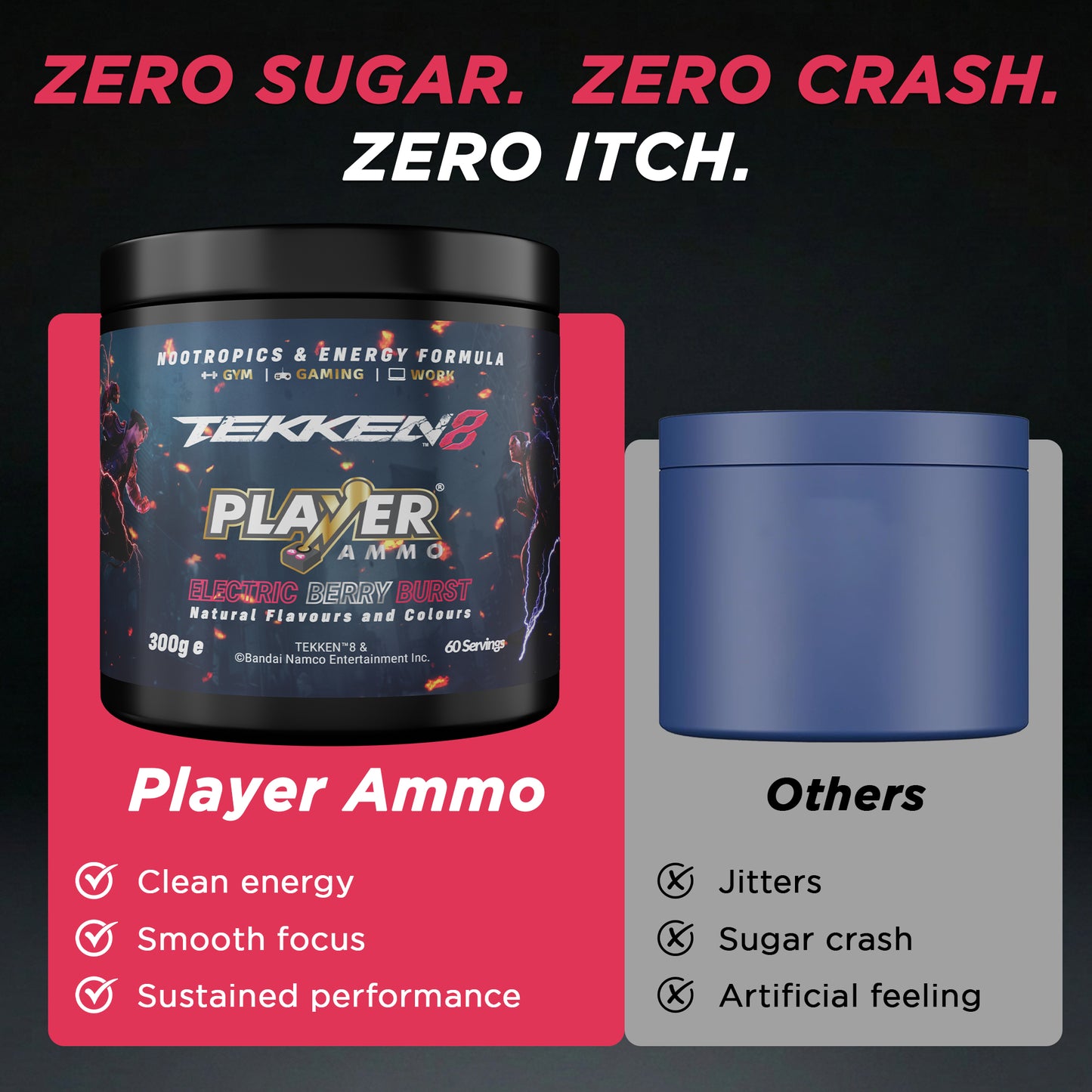 Electric Berry Burst | Energy + Nootropic Tub