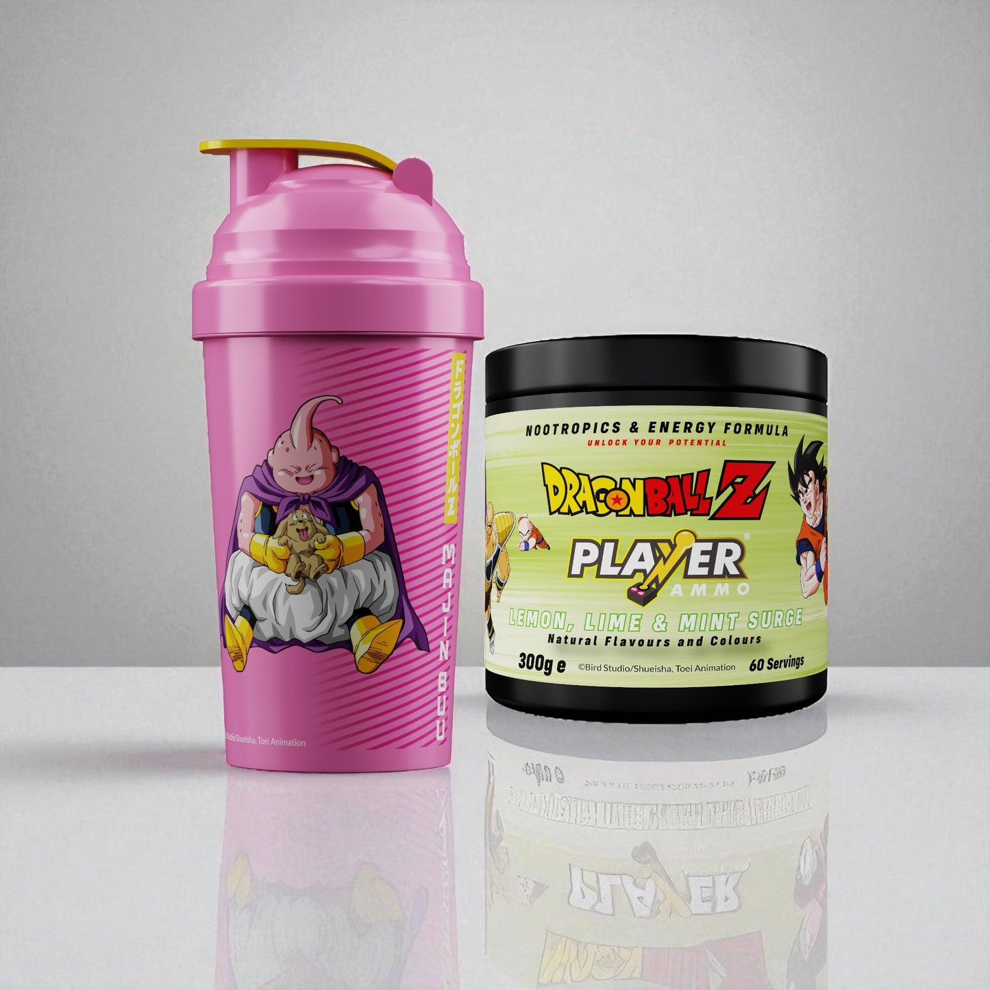Dragon Ball Z Lemon Lime & Mint Surge Shaker Bundle