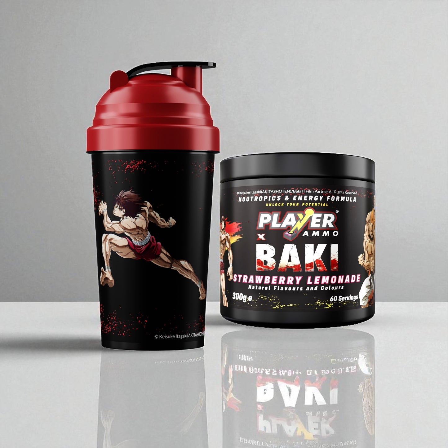 Baki Strawberry Lemonade Shaker Bundle