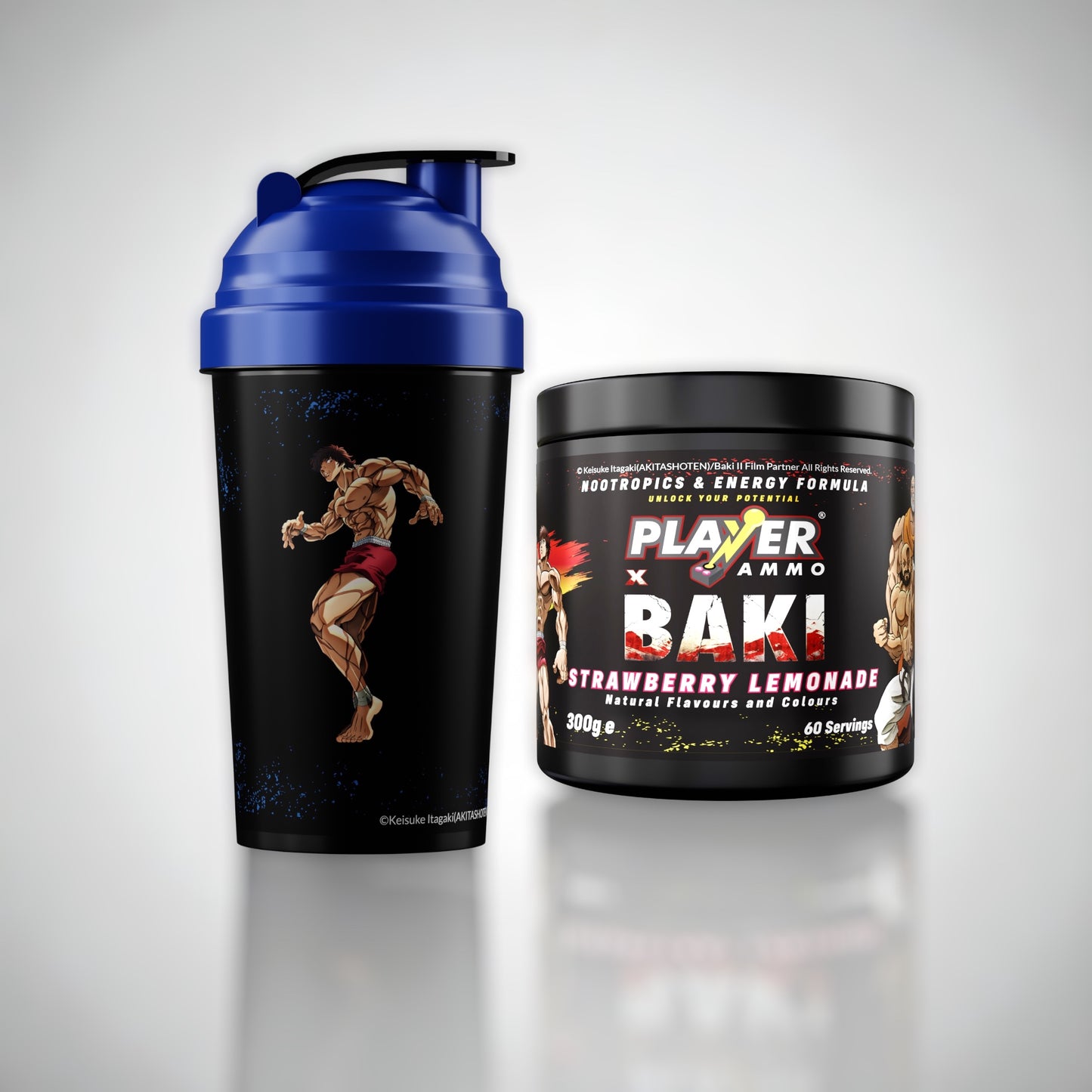 Baki Strawberry Lemonade Shaker Bundle