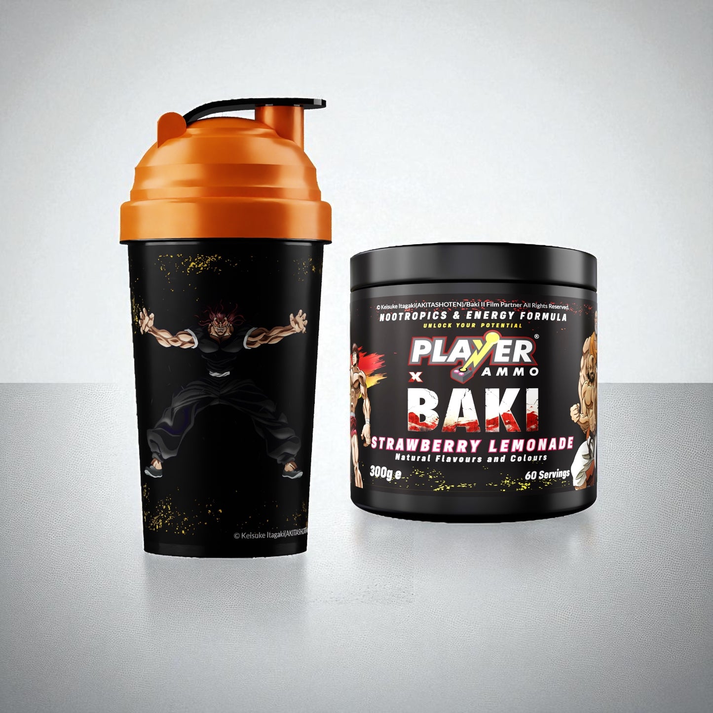 Baki Strawberry Lemonade Shaker Bundle