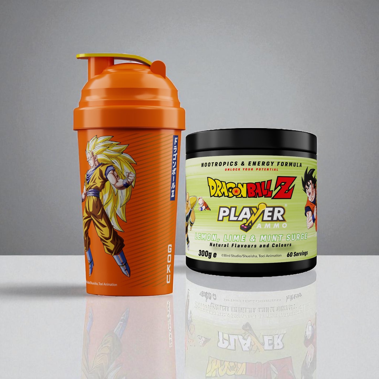 Dragon Ball Z Lemon Lime & Mint Surge Shaker Bundle
